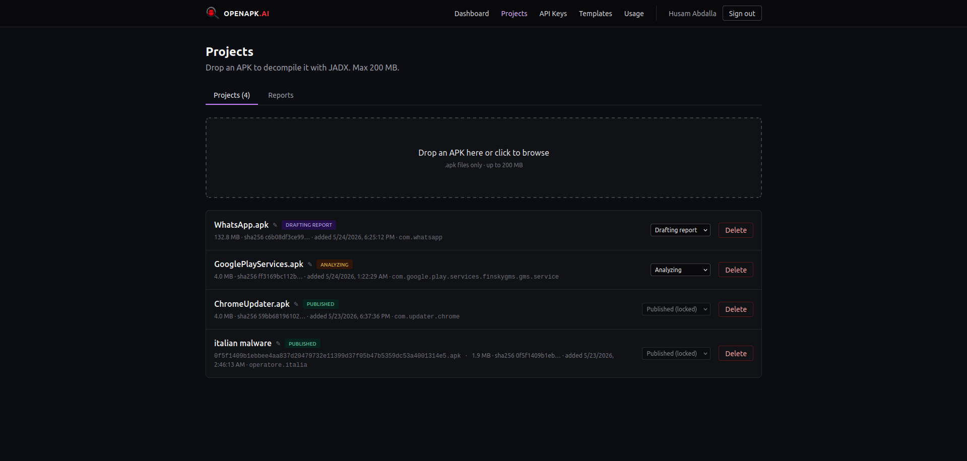 OpenAPK — Free AI APK Decompiler & Android Reverse Engineering